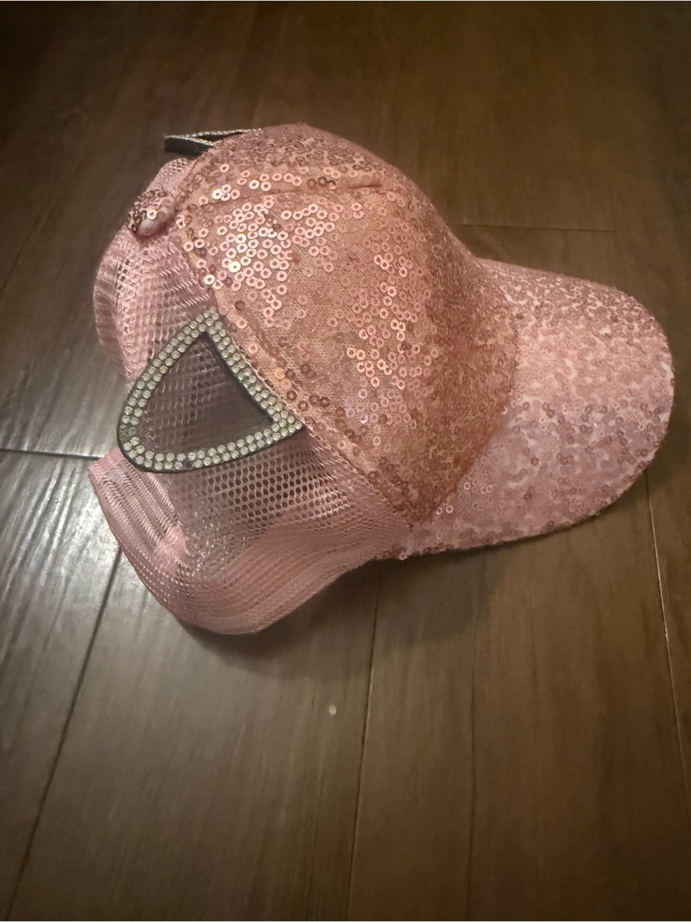 Sequins Mesh Baseball Cap - Picture 4 of 4